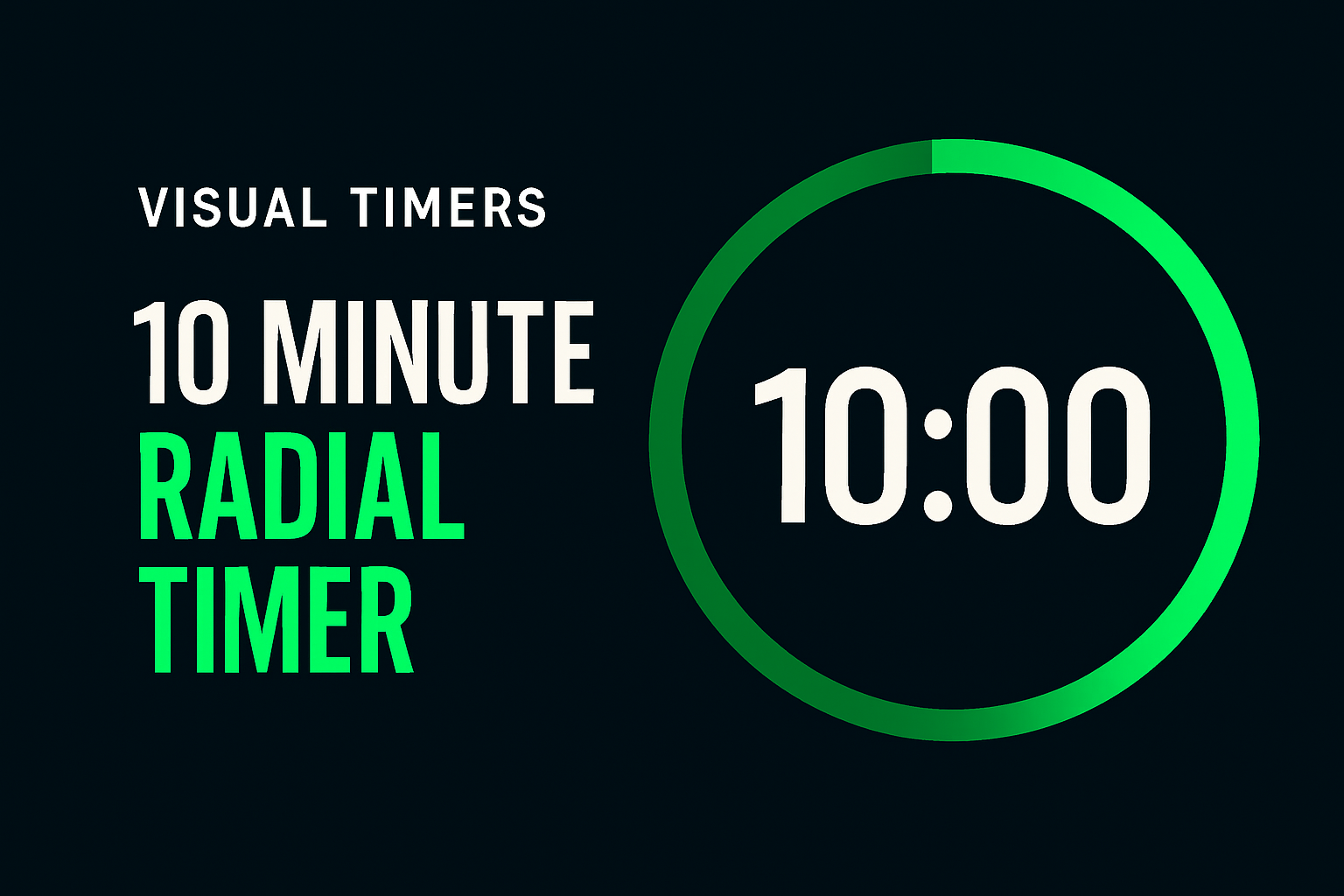 10 Minute Radial Timer